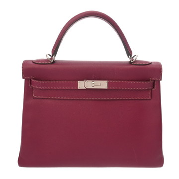エルメス ケリー 32 キャンディ 内縫い トスカ/ローズティリアン ヴォーエプソン レディース バッグ 【中古】【bag】