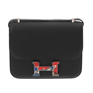 エルメス コンスタンス3 ミニ 18 ブラック ヴォースイフト レディース バッグ 【中古】【bag】
