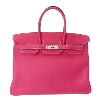 エルメス バーキン 35 ローズディリアン ヴォーエプソン ユニセックス バッグ 【中古】【bag】