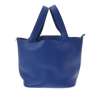 エルメス ピコタン ロック MM ブルーエレクトリック トリヨンクレマンス レディース バッグ 【中古】【bag】