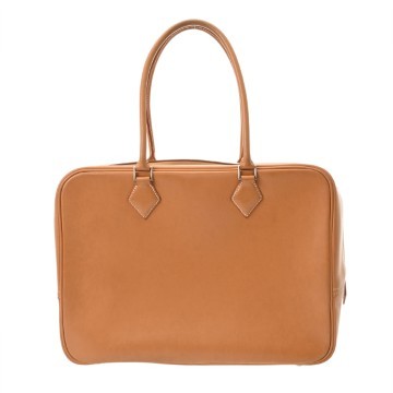 エルメス プリュム 32 ナチュラル ヴァッシュ レディース バッグ 【中古】【bag】