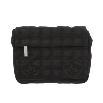 シャネル ニュートラベル ボディバッグ マロン ナイロン レディース バッグ 【中古】【bag】