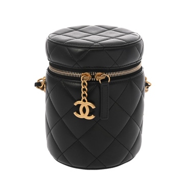 シャネル マトラッセ ミニフラップバッグ ブラック AS3829 ラムスキン レディース バッグ 【中古】【bag】