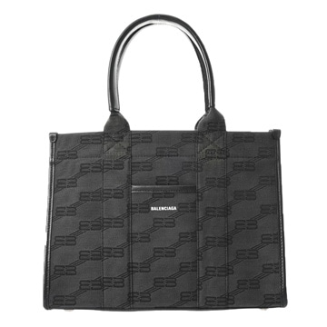 バレンシアガ ハードウェア 2.0 スモールトート ブラック 714187 エンボスカーフ レディース バッグ 【中古】【bag】