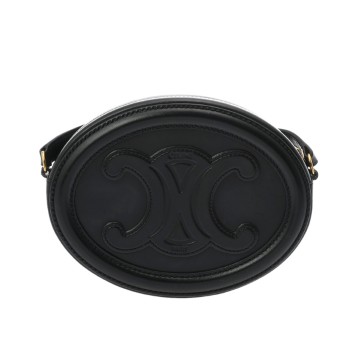 セリーヌ オーバルパース カーフ 10I703DPQ.38NO キュイルトリンオフ レディース バッグ 【中古】【bag】