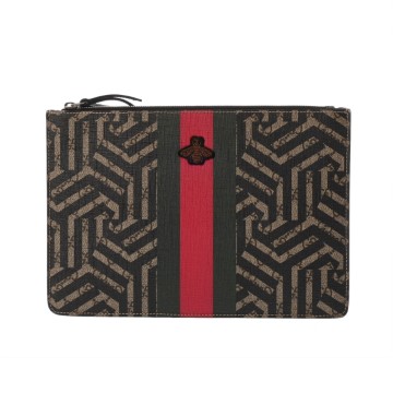 グッチ GGカレイド ベージュ/エボニー/ブラック 411417 GGスプリームキャンバス メンズ バッグ 【中古】【bag】
