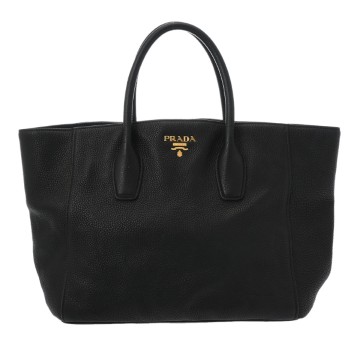 プラダ 2way トートバッグ ブラック BN2694 レザー レディース バッグ 【中古】【bag】