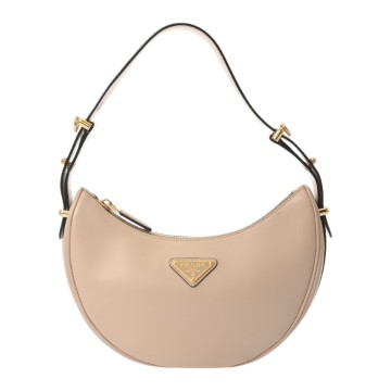 プラダ アーケ スモール ショルダーバッグ ベージュ 1BC194 ナッパレザー レディース バッグ 【中古】【bag】