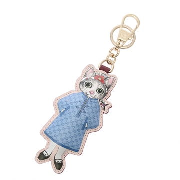 グッチ ヒグチユウココラボ 猫モチーフ ベージュ/ブルー/ピンク 851743 GGスプリームキャンバス/レザー レディース 【中古】【other】