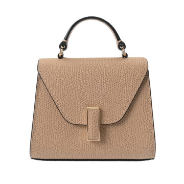 ヴァレクストラ イジィデベルト ベージュ系 ソフトカーフスキン レディース バッグ 【中古】【bag】