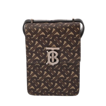 バーバリー ブラウン PVC/レザー ユニセックス バッグ 【中古】【bag】