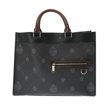 ベルルッティ ウリス スモールトート ブラック/ブラウン レザー/PVC メンズ バッグ 【中古】【bag】