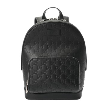 グッチ バックパック グッチシマ ブラック 450967 レザー/ナイロン メンズ バッグ 【中古】【bag】