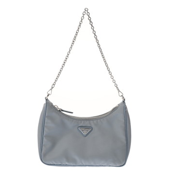 プラダ Re-Edition 2005 ショルダーバッグ ブルー 1BH204 ナイロン レディース バッグ 【中古】【bag】