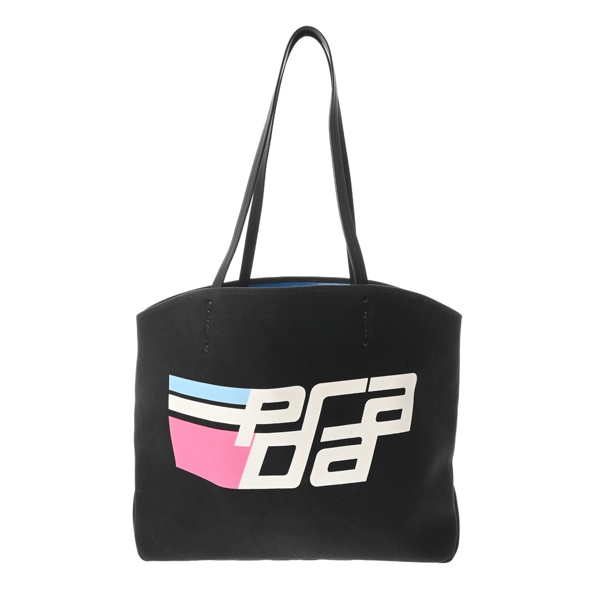 プラダ トートバッグ ブラック 1BG220 キャンバス ユニセックス バッグ 【中古】【bag】