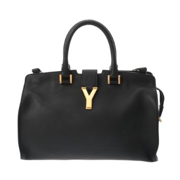 サンローラン プチカバス ブラック 311210 カーフ レディース バッグ 【中古】【bag】