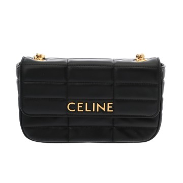 セリーヌ チェーンショルダー ブラック 111273EYD.38NO カーフ レディース バッグ 【新品】【bag】