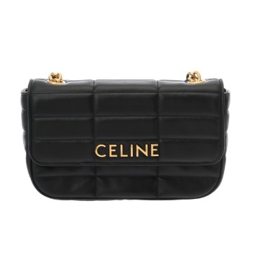セリーヌ チェーンショルダー ブラック 111273EYD.38NO カーフ レディース バッグ 【新品】【bag】