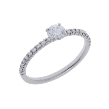 カルティエ エタンセルドゥ リング #49 0.30ct シルバー Pt950プラチナ レディース ジュエリー 【中古】【jewelry】