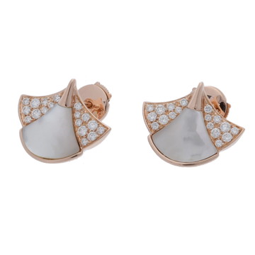 ブルガリ ディーヴァドリーム ピアス ゴールド K18ピンクゴールド PG レディース ジュエリー 【中古】【jewelry】