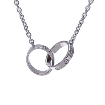 カルティエ ベビーラブ ネックレス シルバー K18ホワイトゴールド WG レディース ジュエリー 【中古】【jewelry】