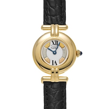 カルティエ マスト コリゼ  ヴェルメイユ SM 590002 ホワイト レディース 時計 【中古】【wristwatch】