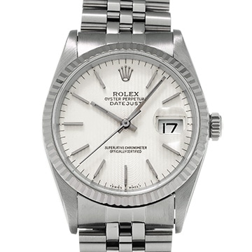 ロレックス デイトジャスト 16234 シルバータペストリー メンズ 時計 【中古】【wristwatch】