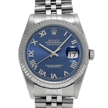 ロレックス デイトジャスト 16234 ブルー メンズ 時計 【中古】【wristwatch】