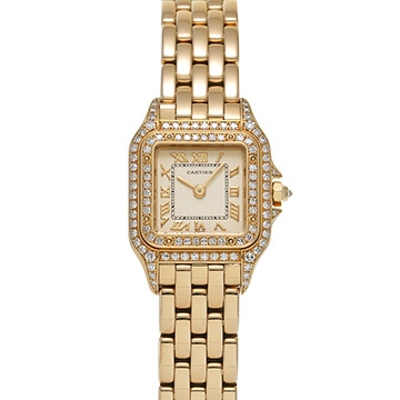 カルティエ パンテール ドゥ カルティエ 1280 2 アイボリー レディース 時計 【中古】【wristwatch】