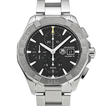 タグ ホイヤー アクアレーサー クロノグラフ CAY2110.BA0927 ブラック メンズ 時計 【中古】【wristwatch】