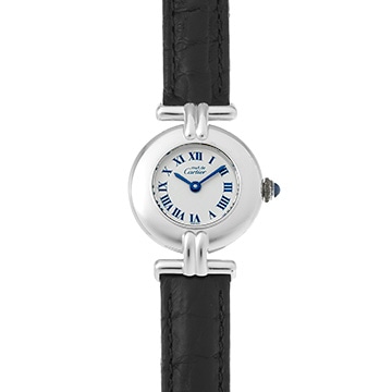 カルティエ マスト コリゼ  ヴェルメイユ SM W1001665 ホワイト レディース 時計 【中古】【wristwatch】