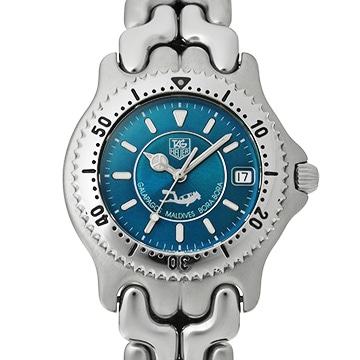 タグ ホイヤー ガラパゴス モルディブ ボラボラ WG111K.BA0423 ブルー メンズ 時計 【中古】【wristwatch】