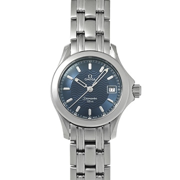 オメガ シーマスター 120 クォーツ 2581.81 ブルー レディース 時計 【中古】【wristwatch】