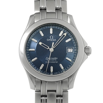 オメガ シーマスター 120 2501.81 ブルー メンズ 時計 【中古】【wristwatch】