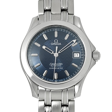 オメガ シーマスター 120 2501.81 ブルー メンズ 時計 【中古】【wristwatch】