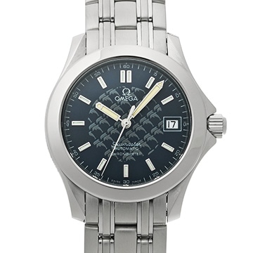 オメガ シーマスター 120 ジャック・マイヨール 2002 2508.80 ブルー メンズ 時計 【中古】【wristwatch】