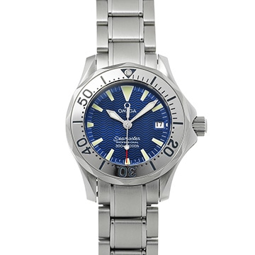 オメガ シーマスター 300 クォーツ 2285.80 ブルー レディース 時計 【中古】【wristwatch】