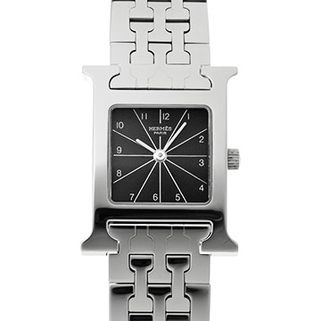 エルメス Hウォッチ HH1.210 ブラック レディース 時計 【中古】【wristwatch】