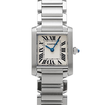 カルティエ タンクフランセーズ SM　 W51008Q3 シルバー レディース 時計 【中古】【wristwatch】