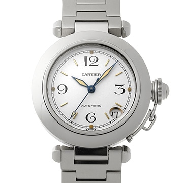 カルティエ パシャC W31015M7 ホワイト ユニセックス 時計 【中古】【wristwatch】