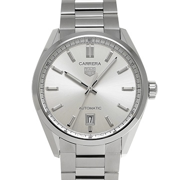 タグ ホイヤー カレラ キャリバー5 WBN2111.BA0639 シルバー メンズ 時計 【中古】【wristwatch】