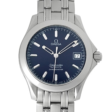 オメガ シーマスター 120 ジャック・マイヨール 2001 2507.80 ブルー メンズ 時計 【中古】【wristwatch】