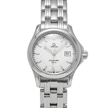 オメガ シーマスター 120 クォーツ 2571.21 ホワイト レディース 時計 【中古】【wristwatch】