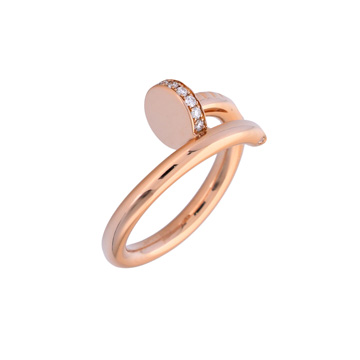 カルティエ ジュストアンクル リング #52 ピンク K18ピンクゴールド PG レディース ジュエリー 【中古】【jewelry】