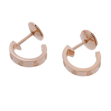 カルティエ ミニラブ ピアス ゴールド K18ピンクゴールド PG レディース ジュエリー 【中古】【jewelry】