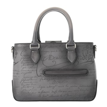 ベルルッティ トゥージュール ミニ グレー 235465 ヴェネチアカーフレザー レディース バッグ 【中古】【bag】