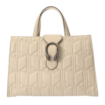 グッチ デュオニュソス 2Way トートバッグ アイボリー 444167 レザー レディース バッグ 【中古】【bag】