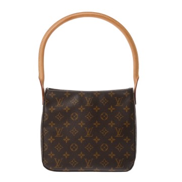 ルイ ヴィトン モノグラム ルーピング MM ブラウン M51146 モノグラムキャンバス レディース バッグ 【中古】【bag】