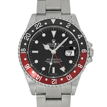 ロレックス GMTマスターII 16710 ブラック メンズ 時計 【中古】【wristwatch】