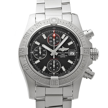 ブライトリング スーパーアベンジャー II A1338111/BC32 ブラック メンズ 時計 【中古】【wristwatch】